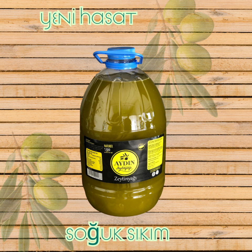 Soğuk Sıkım Zeytin Yağı 5 Litre